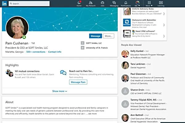 Linkedin Pam